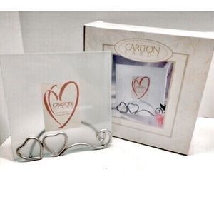 Carlton Cards Glass And Metal Picture Frame